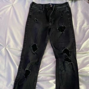 Women’s Black Ultra High Rise Ripper Jeans